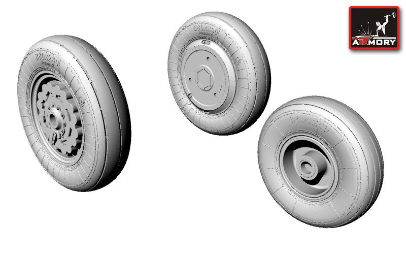 Armory AW48008 1:48 Sukhoi Su-17/Su-22 wheel set