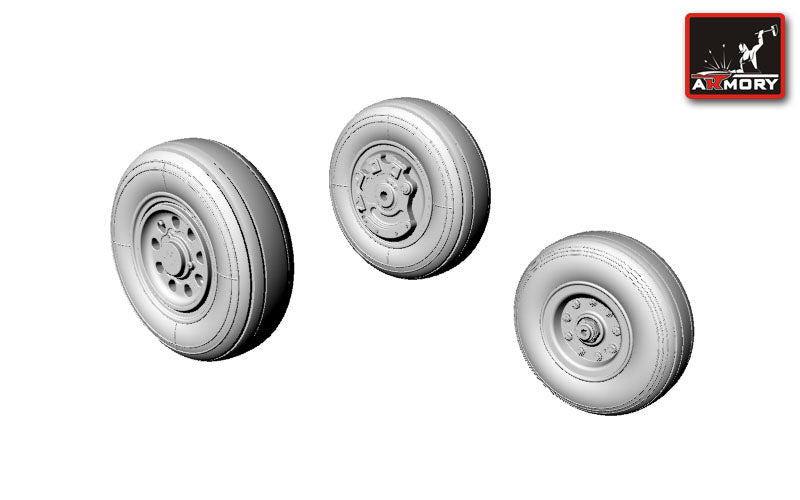 Armory AW48303 1:48 Lockheed-Martin F-35B Lightning-II wheels (