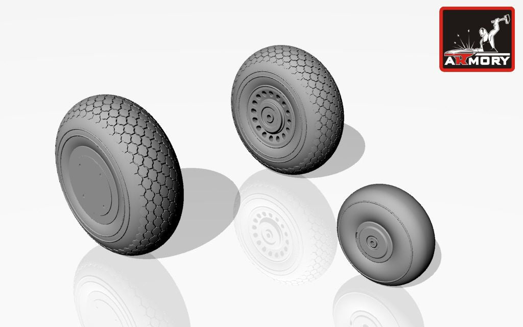 Armory AW48307 1:48 Douglas A-20C Boston wheels, mid
