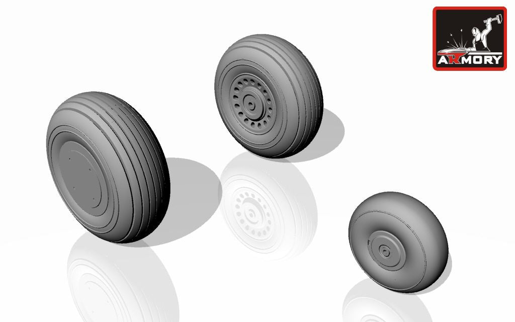 Armory AW48308 1:48 Douglas A-20G Boston wheels, late