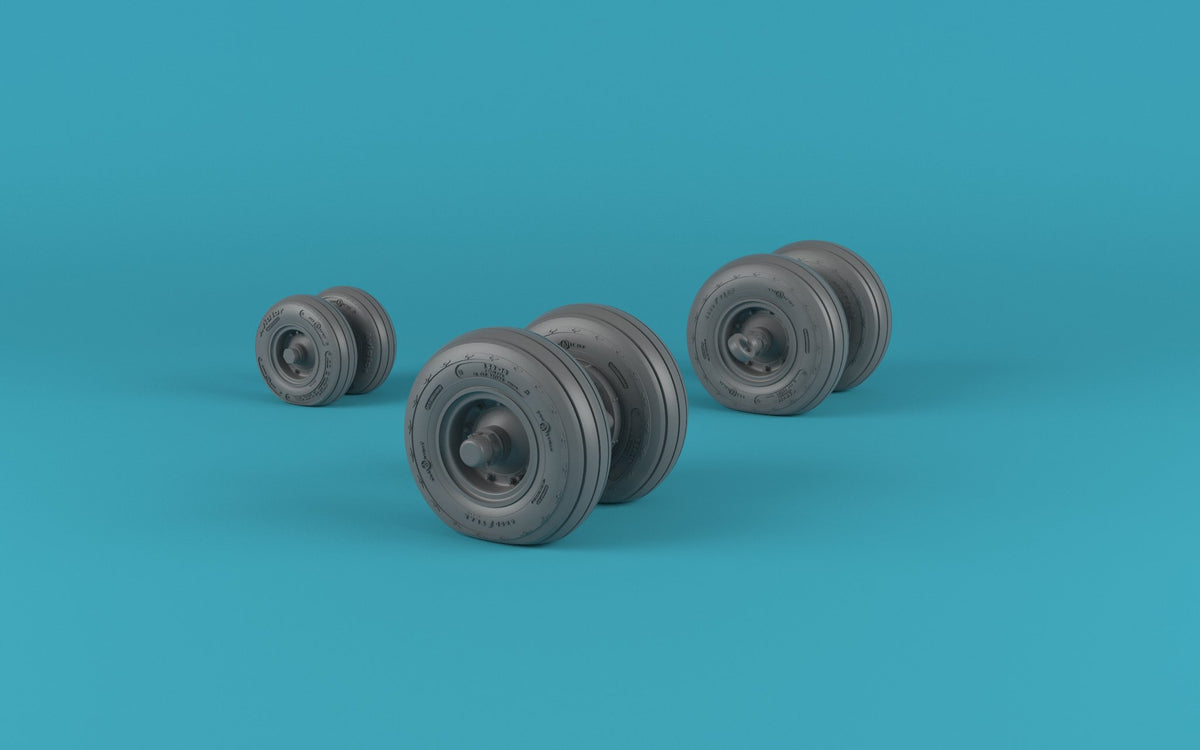 Armory AW48335 1:48 Bell-Boeing V-22/MV-22 Osprey wheels with weighted tires/tyres type 'B'