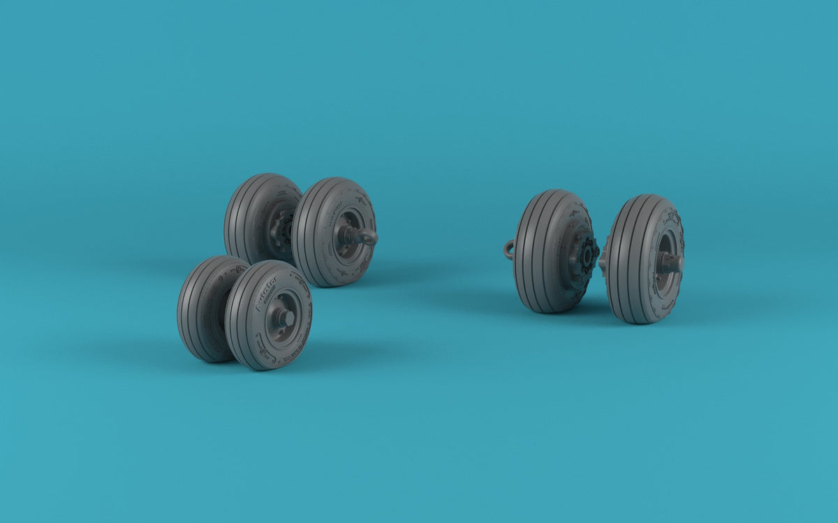 Armory AW48335 1:48 Bell-Boeing V-22/MV-22 Osprey wheels with weighted tires/tyres type 'B'