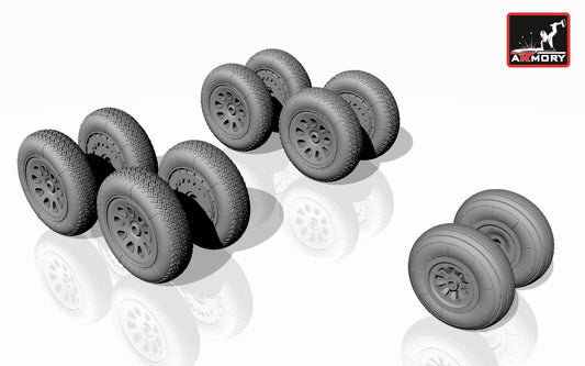 Armory AW72019 1:72 Antonov An-10/An-12 wheel set