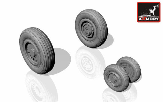 Armory AW72021 1:72 Mikoyan MiG-25PD/MiG-25RBT Foxbat wheels