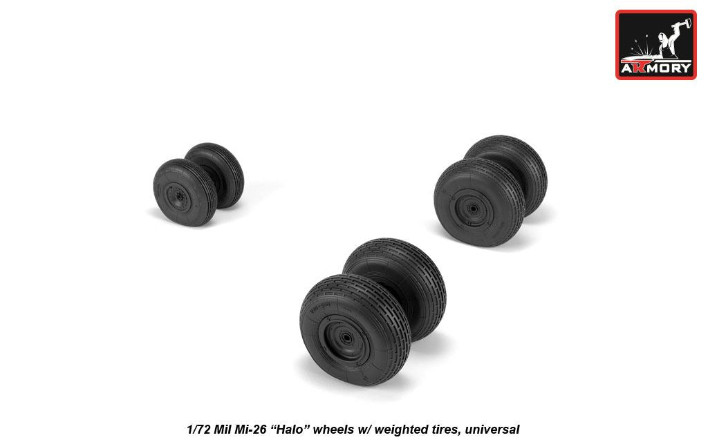 Armory AW72062 1:72 Mil Mi-26 'Halo' wheels