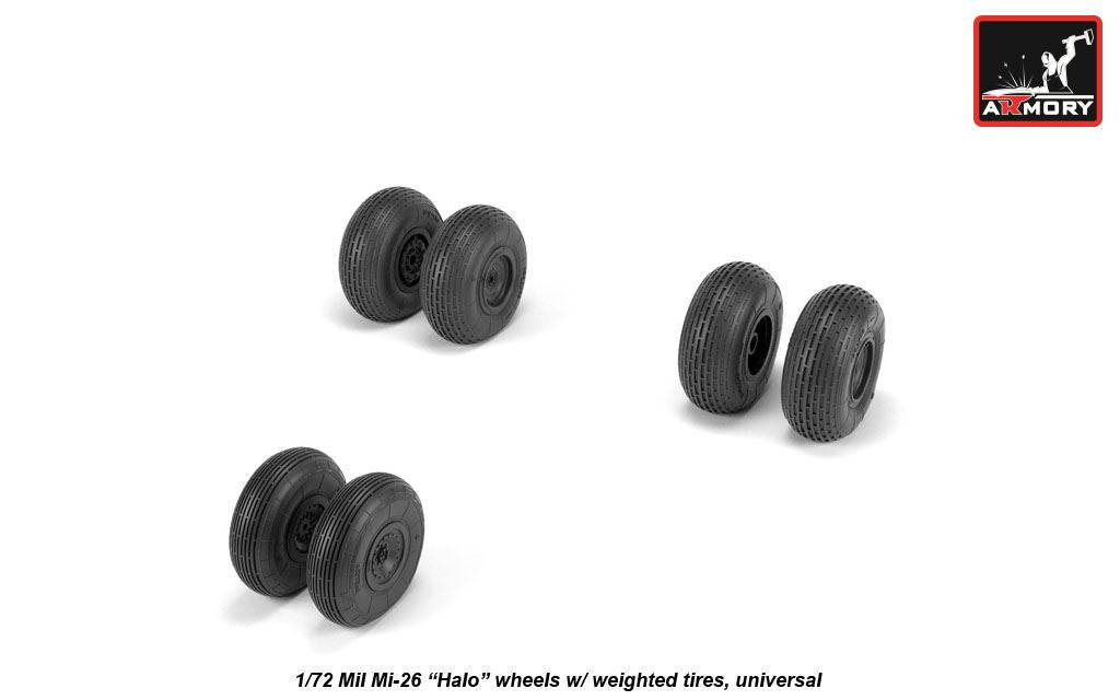 Armory AW72062 1:72 Mil Mi-26 'Halo' wheels