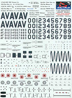 Astra Decals ASD-3209 1:32 Lockheed-Martin F-16C Aviano Part 2