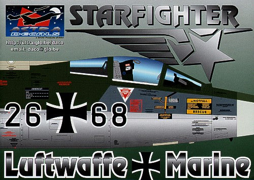 Astra Decals ASD-4816 1:48 German Lockheed F-104G Starfighter Decals
