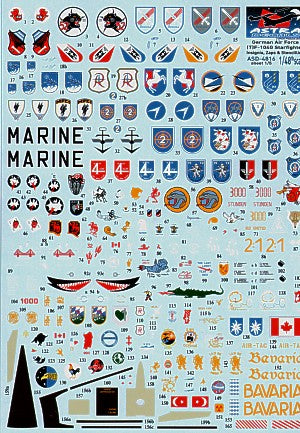 Astra Decals ASD-4816 1:48 German Lockheed F-104G Starfighter Decals