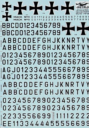 Astra Decals ASD-4816 1:48 German Lockheed F-104G Starfighter Decals