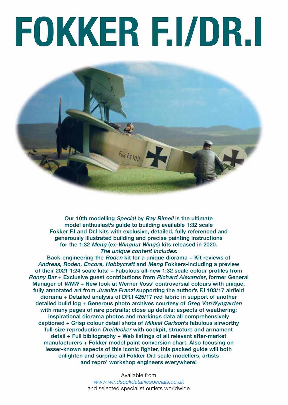 Albatros Productions Fokker F.I/Dr.I Special Vol.1 72 pages plus covers