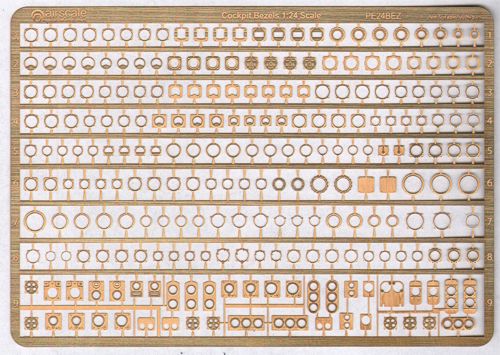 Airscale PE24BEZ 1:24 Instrument Bezels