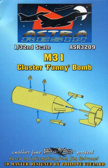 Daco Products ASR3209 1:32 M31 Cluster 'Funny' Bomb