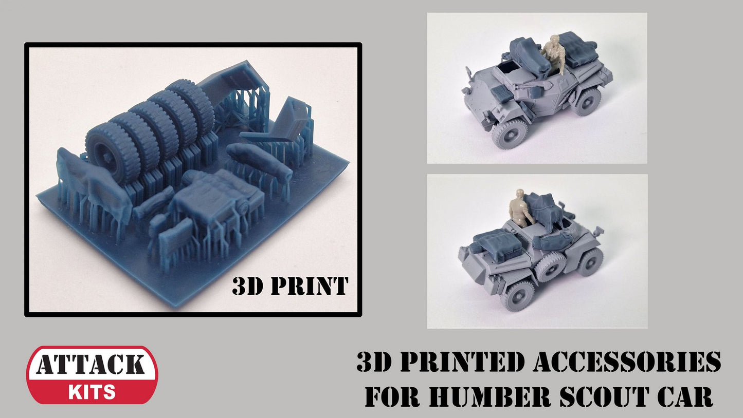 Attack Kits RE72510 1:72 Humber Scout Car 3D-Printed interior and engine
