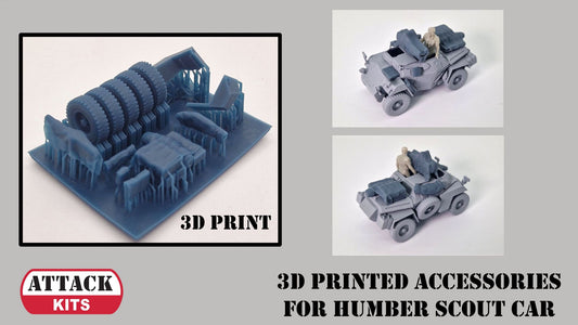 Attack Kits RE72510 1:72 Humber Scout Car 3D-Printed interior and engine