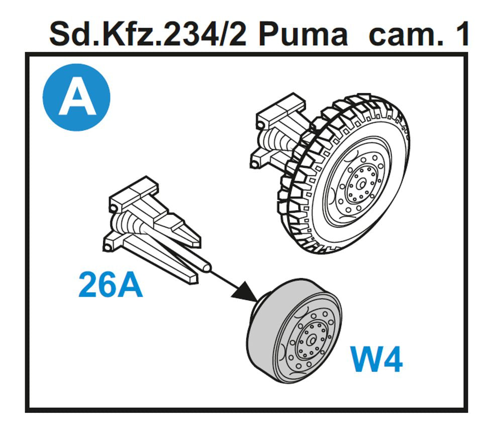 Attack Kits 72002 1:72 Sd.Kfz.234/2 Puma (ex Roden kits)