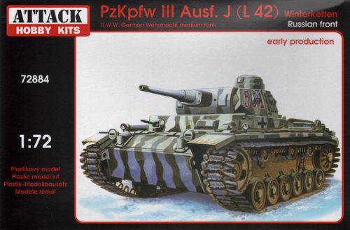 Attack Kits 72884 1:72 Pz.Kpfw.III Ausf.J (L 42) Winterketten Soviet Front Early Prod.