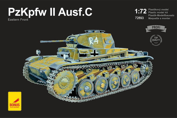 Attack Kits 72893 1:72 Pz.Kpfw.II Ausf.C Eastern Front with Metal Gun Barrel