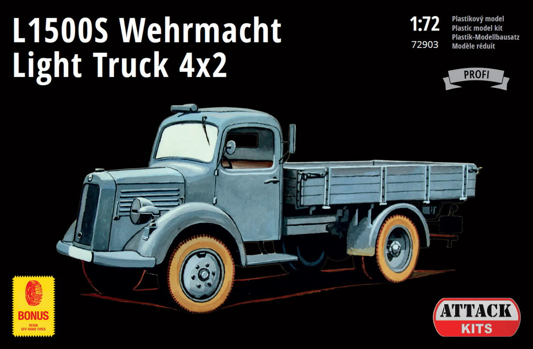 Attack Kits 72903 1:72 M.B. L1500S Wehrmacht Light Truck 4x2