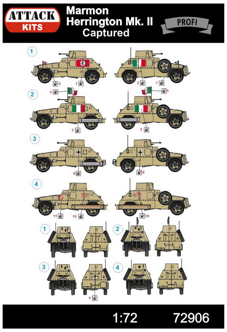 Attack Kits 72906 1:72 Marmon-Herrington Mk.II Captured