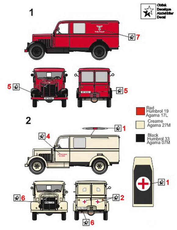 Attack Kits 72910 1:72 Phanomen Granit 25H Late Utility Vehicle & Civil Service