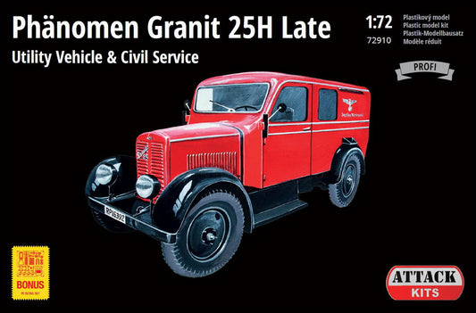 Attack Kits 72910 1:72 Phanomen Granit 25H Late Utility Vehicle & Civil Service