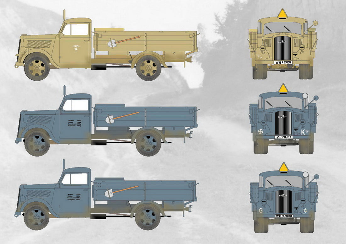 Attack Kits 72918 1:72 Opel Blitz (Type 2,5-32) Wehrmacht 1,5t Light Truck