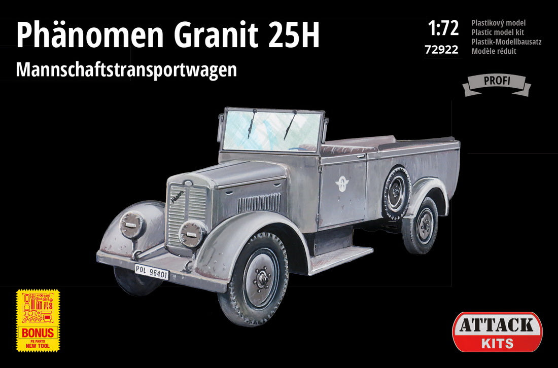 Attack Kits 72922 1:72 Phanomen Granit 25H Mannschaftstransportwagen