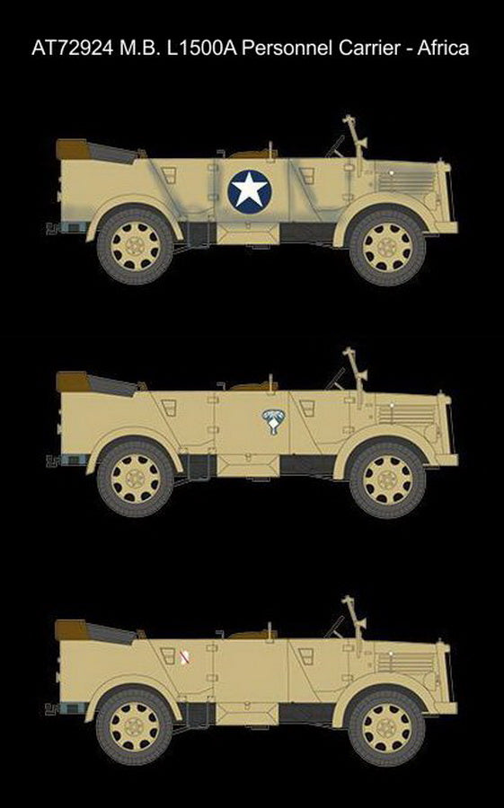 Attack Kits 72924 1:72 M.B. L1500A Personnel Carrier - Africa