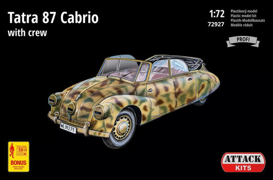 Attack Kits 72927 1:72 Tatra 87 Cabrio with Crew