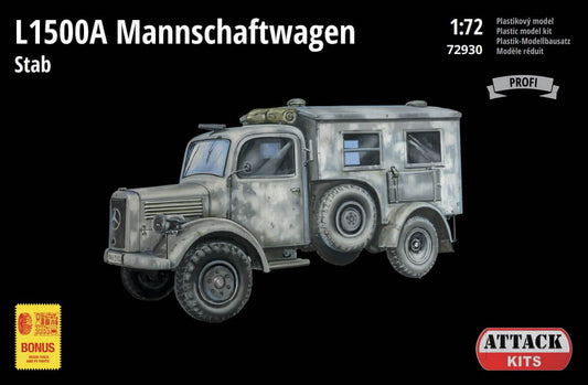 Attack Kits 72930 1:72 M.B. L1500A Mannschaftwagen - Stab