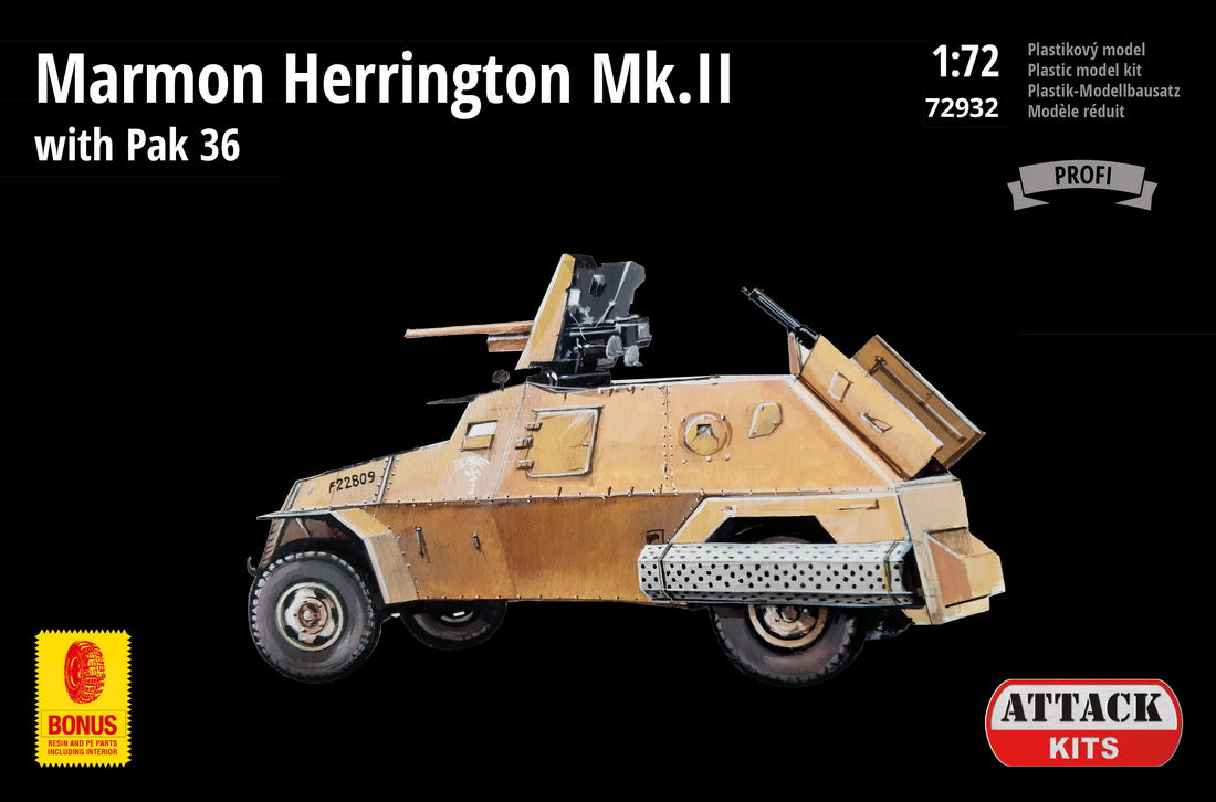 Attack Kits 72932 1:72 Marmon-Herrington Mk.II with PaK 36