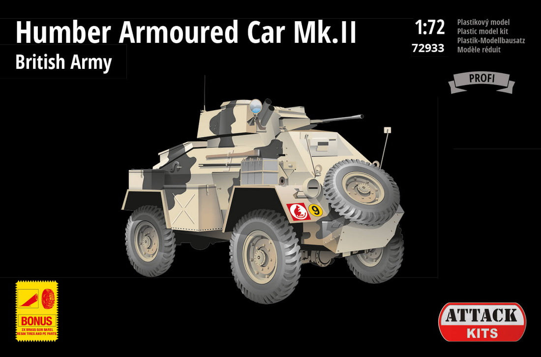 Attack Kits 72933 1:72 Humber Armoured Car Mk.II British Army