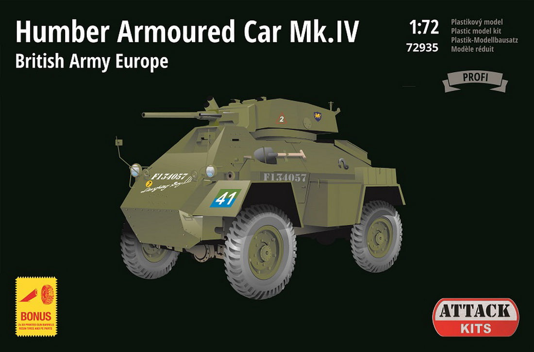 Attack Kits 72935 1:72 Humber Armoured Car Mk.IV British Army Europe