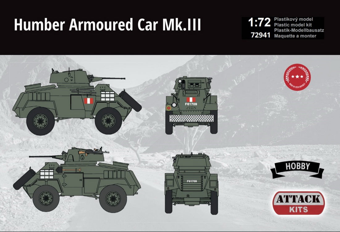 Attack Kits 72941 1:72 Humber Armoured Car Mk.III