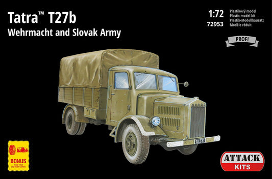 Attack Kits 72953 1:72 Tatra T27b Wehrmacht & Slovak Army