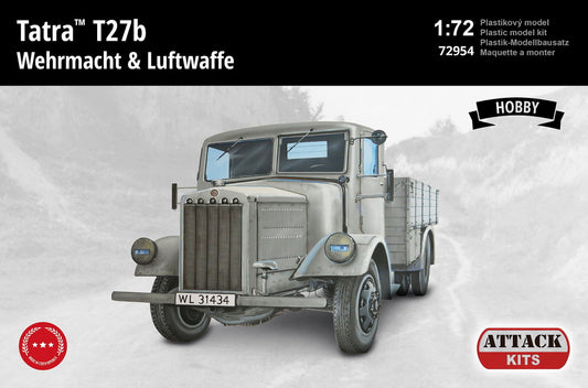 Attack Kits 72954 1:72 Tatra T27b Wehrmacht & Luftwaffe