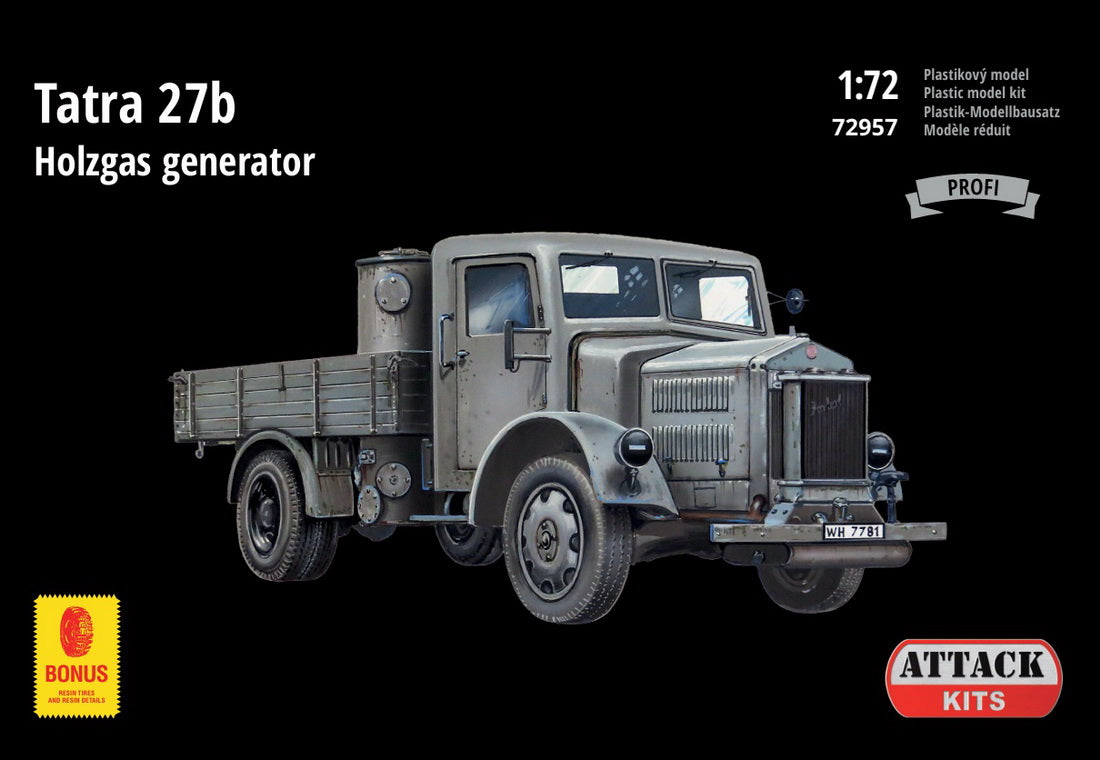 Attack Kits 72957 1:72 Tatra T27b Holzgas Generator