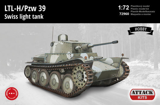 Attack Kits 72960 1:72 LTL-H/Pzw.39 Swiss Light Tank