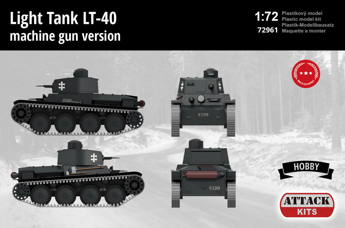 Attack Kits 72961 1:72 LT-40 Light Tank 'Machine Gun version'