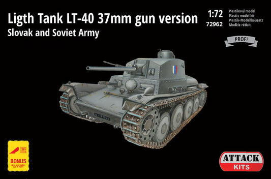 Attack Kits 72962 1:72 LT-40 Light Tank w.37mm gun Profi Line