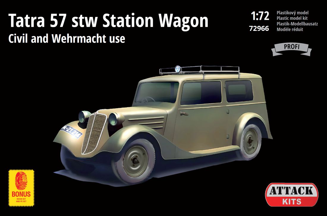 Attack Kits 72966 1:72 Tatra T57 Stw Station Wagon