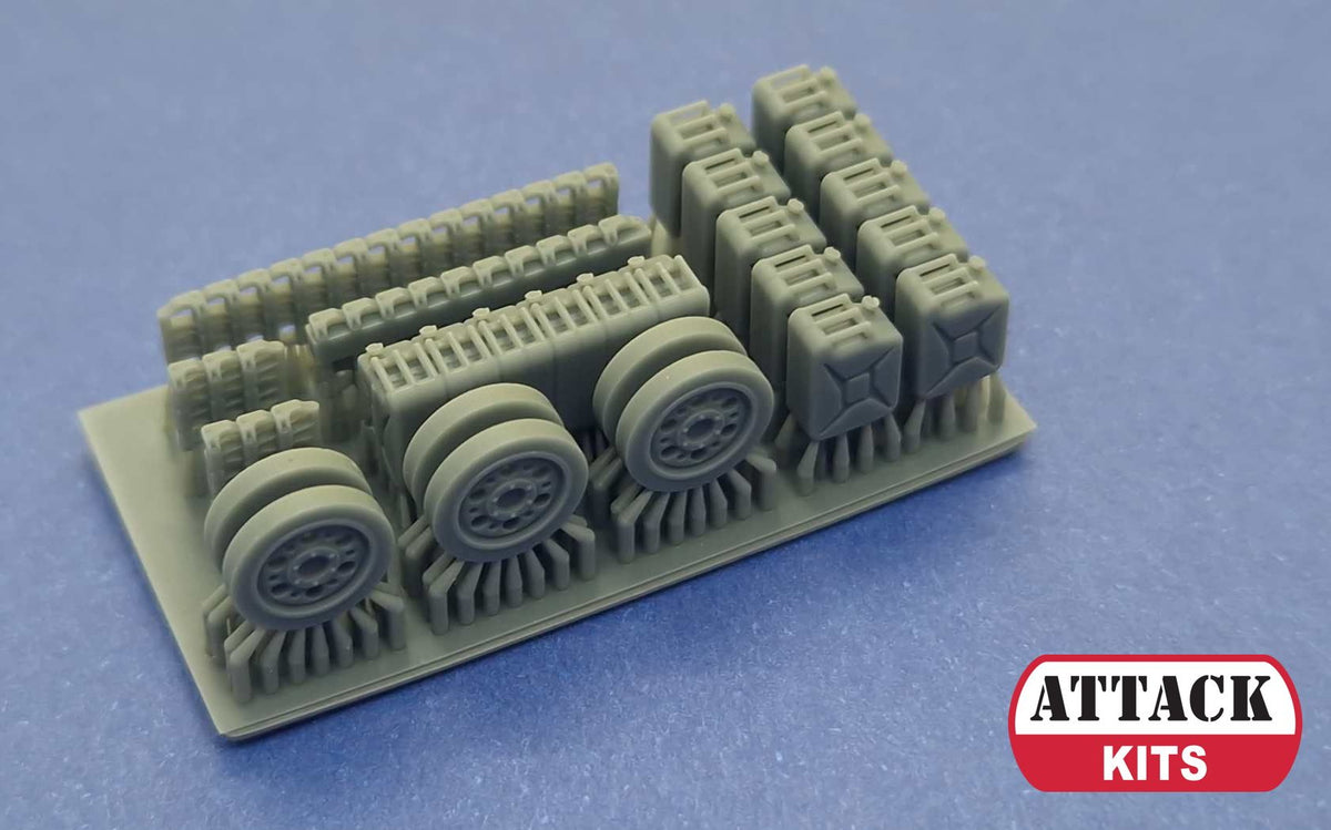 Attack Kits 72975 1:72 Pz.Kpfw.III Ausf.J (L/42) DAK includes 3D printed parts (tracks & details), metal gun barrel