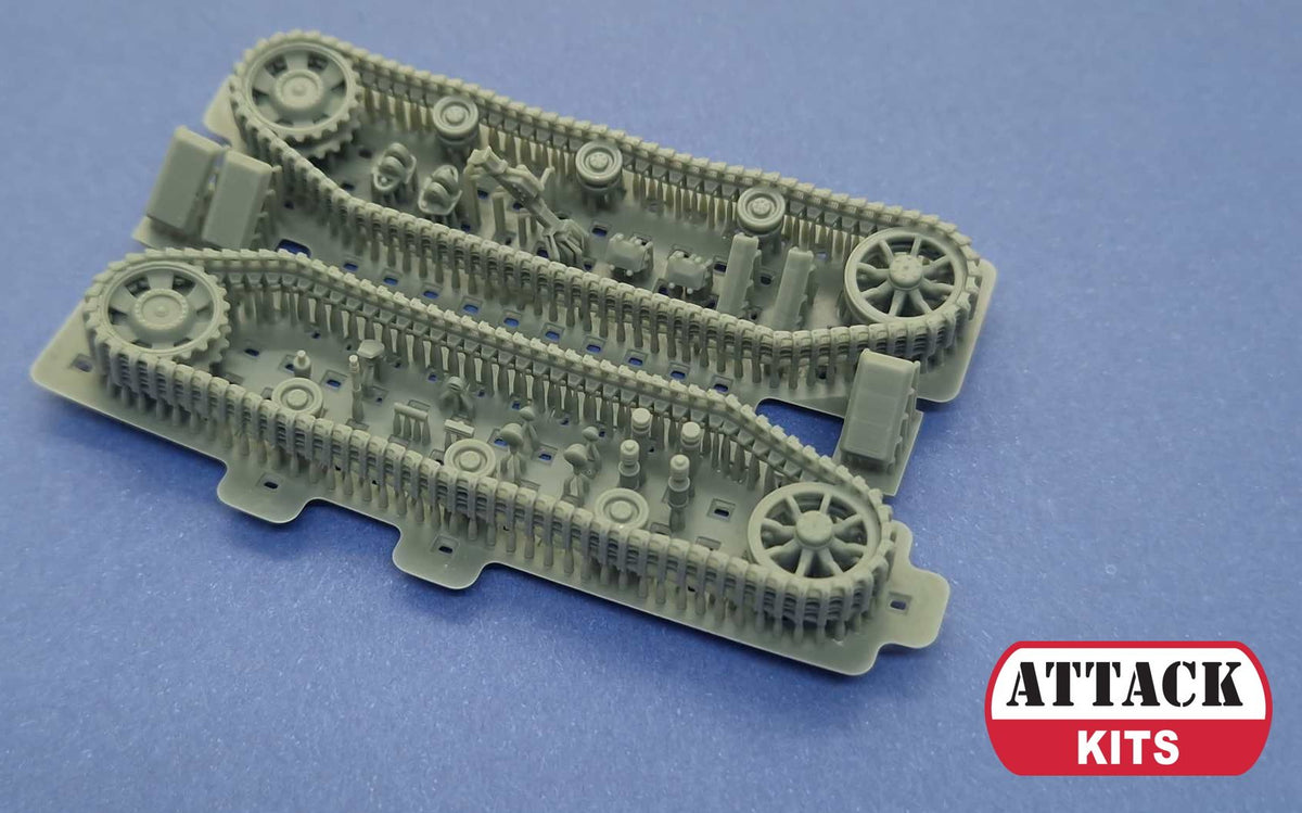 Attack Kits 72975 1:72 Pz.Kpfw.III Ausf.J (L/42) DAK includes 3D printed parts (tracks & details), metal gun barrel