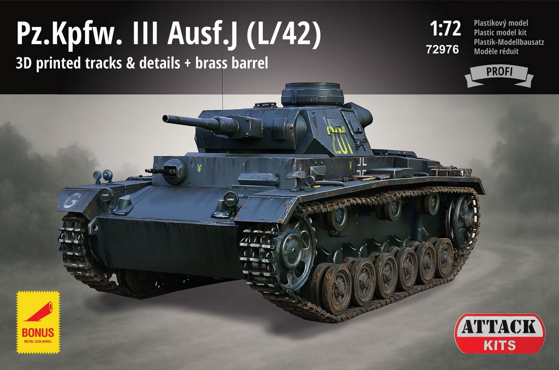Attack Kits 72976 1:72 Pz.Kpfw.III Ausf.J (L/42)