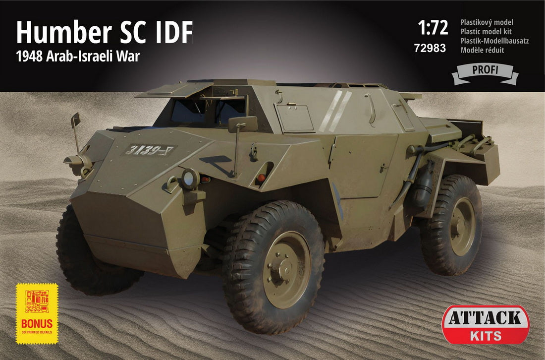 Attack Kits 72983 1:72 Humber Scout Car IDF - 1948 Arab–Israeli War 3D print: wheels