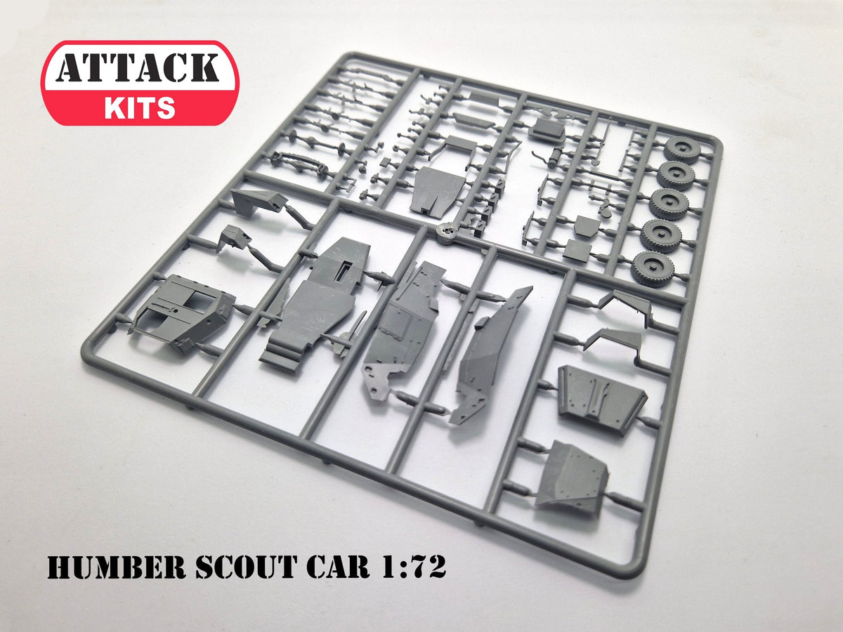 Attack Kits 72983 1:72 Humber Scout Car IDF - 1948 Arab–Israeli War 3D print: wheels
