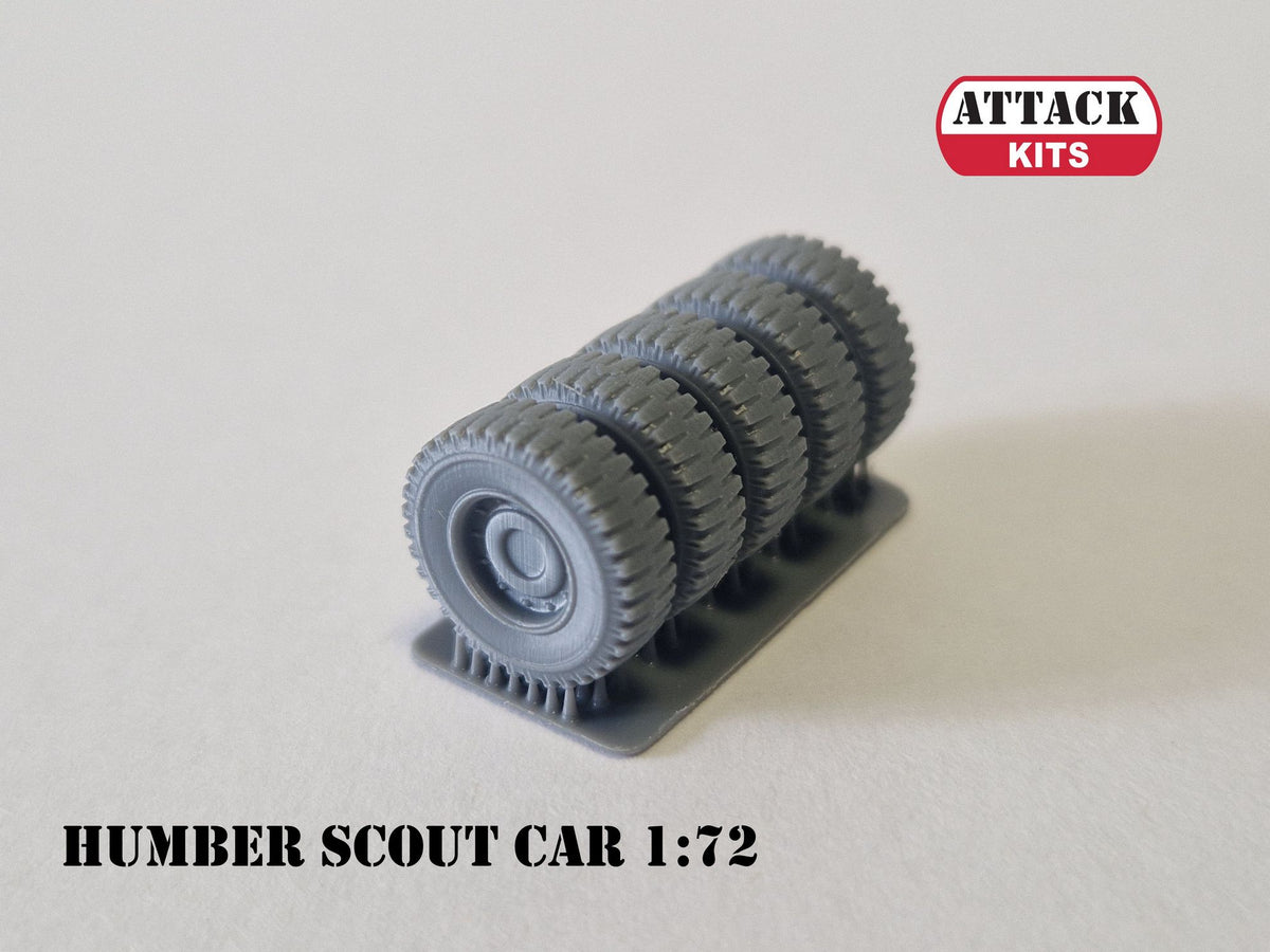 Attack Kits 72983 1:72 Humber Scout Car IDF - 1948 Arab–Israeli War 3D print: wheels