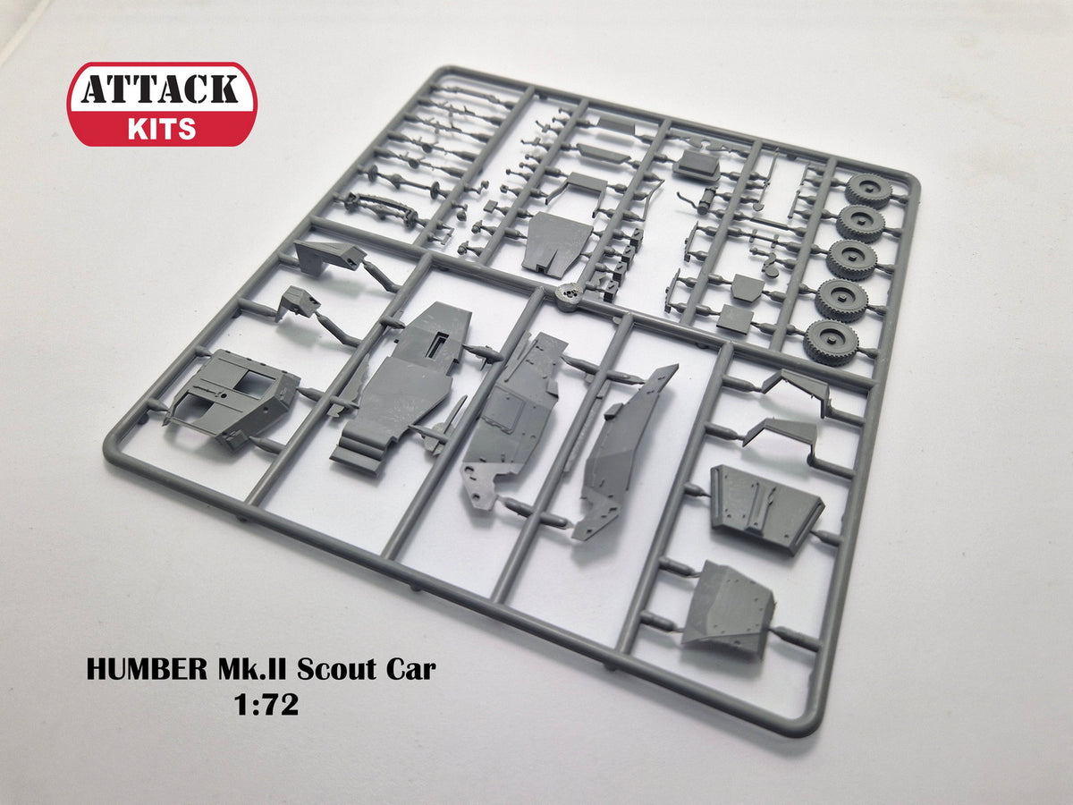 Attack Kits 72984 1:72 Humber SC with twin Bren Guns. Profi Line, includes 3D printed parts (wheels, MG)