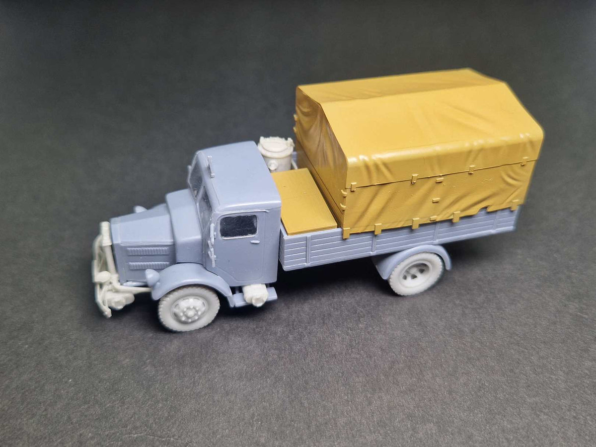 Attack Kits 72994 1:72 Tatra T27b Holzgas Deutsche Reichsbahn. includes cast details (wood gas gear), 3D printed parts (canvas, fire wood box)